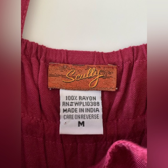 Scully Sleeveless Lace-Up Embroidered Floral Jacquard Tie Waist Midi Dress M - Picture 4 of 10